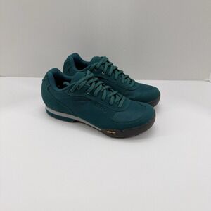 Giro Shoes Womens 37 Petra VR MTB Athletic Cycling Sneakers Black Green Size 6